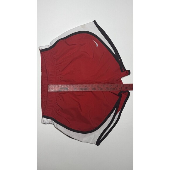 Nike Shorts Womens Small Red Running Workout Casual 3" Dri Fit Tempo - Picture 5 of 5